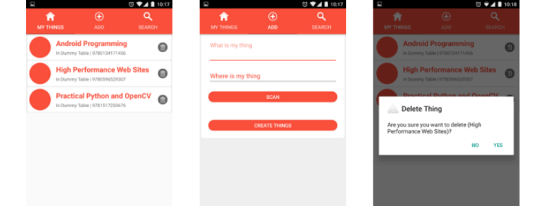 MyThings 2 Android App (IoT)