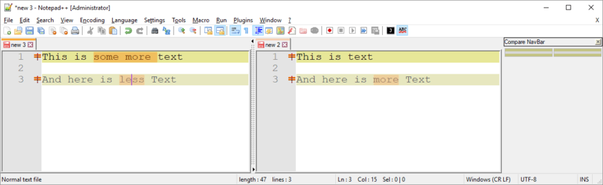 Notepad++ Compre Ui