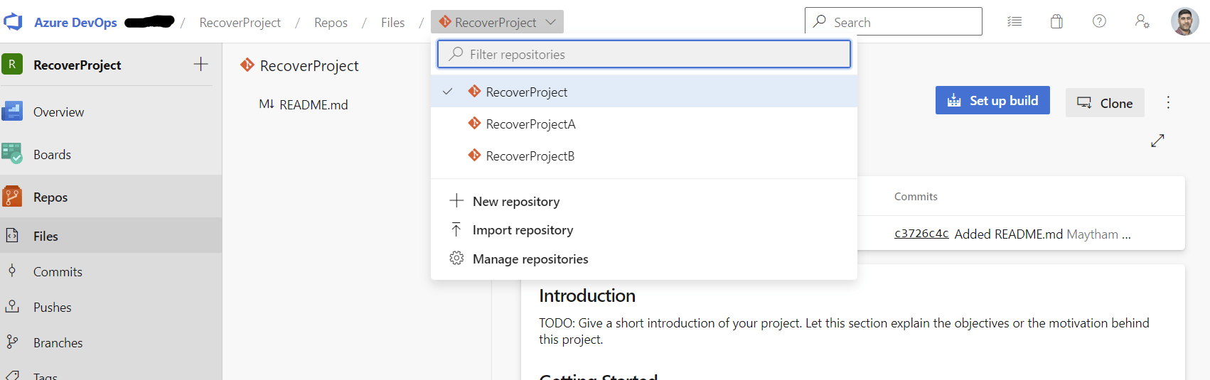 How to Recover Deleted Azure DevOps Repository?
